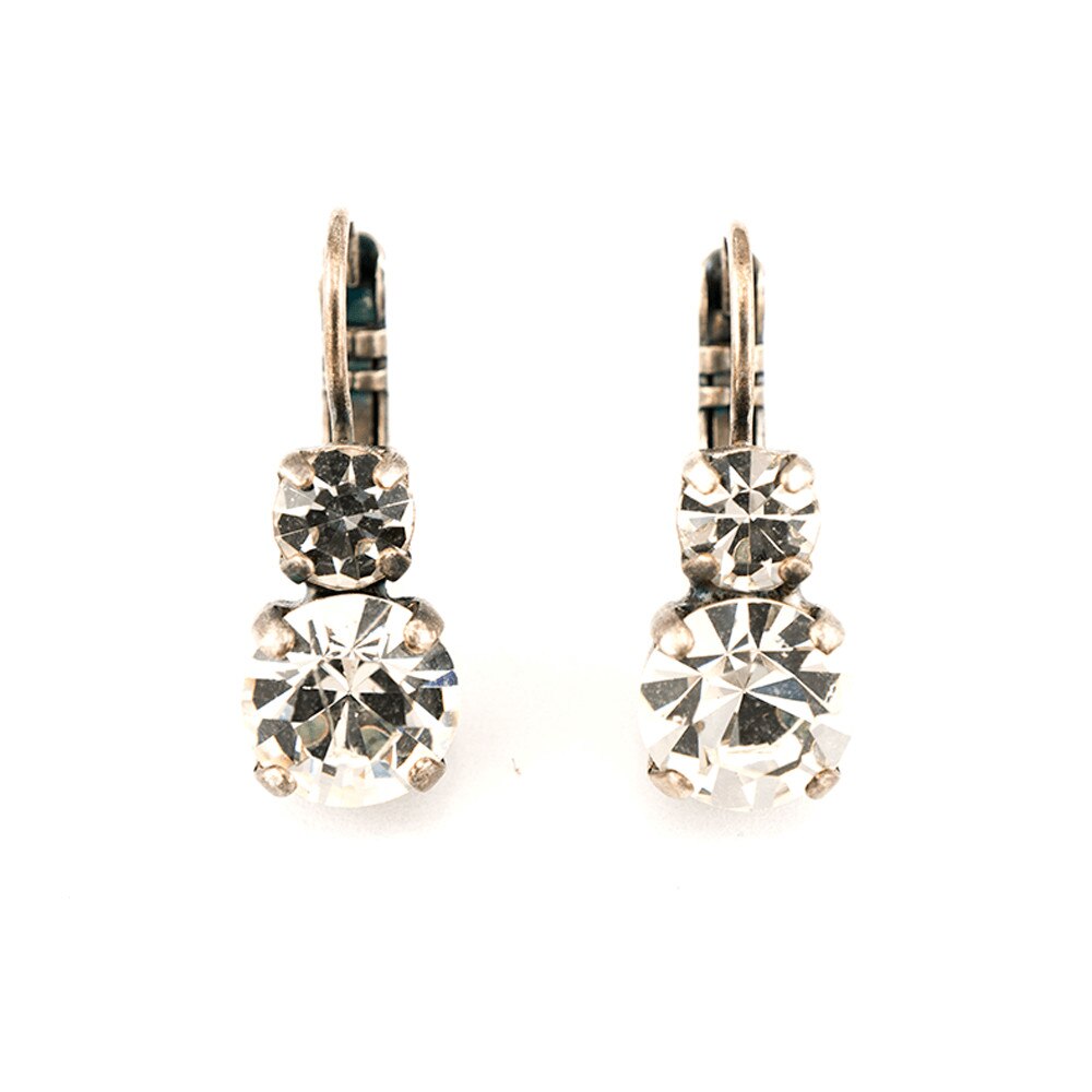 Cercei placati cu Argint 925, Cristale, On a Clear Day by Roxannes - Mariana Jewellery, Cristal Transparent 1190-001001SP6