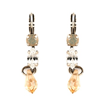 Cercei placati cu Argint 925, Cristale, Champagne and Caviar by Roxannes - Mariana Jewellery, Cristal Transparent/Bej 1514/1-391100SP6 Cercei placati cu Argint 925, Cristale, Champagne and Caviar by Roxannes - Mariana Jewellery, Cristal Transparent/Bej 1514/1-391100SP6