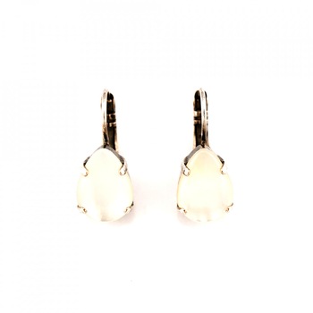 Cercei placati cu Argint 925, Cristale Swarovski si Pietre semipretioase, Casablanca by Roxannes - Mariana Jewellery, Alb 1032/1-M87SP6 Cercei placati cu Argint 925, Cristale Swarovski si Pietre semipretioase, Casablanca by Roxannes - Mariana Jewellery, Alb 1032/1-M87SP6