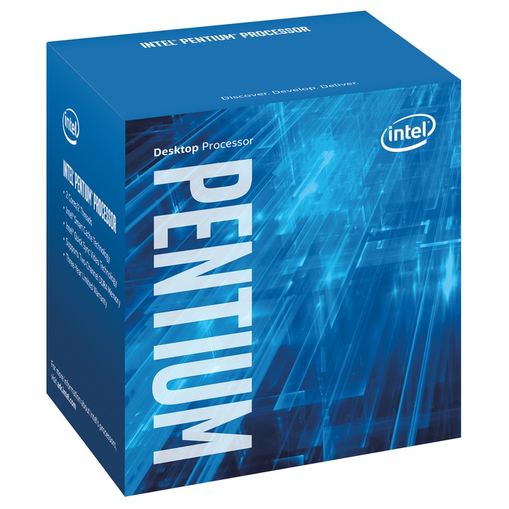Intel® Pentium™ G4400 processzor, 3.3GHz, Skylake, 3MB, Socket 1151, Box
