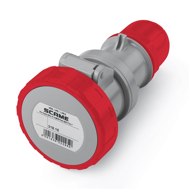 Мобилен контакт 16A 3P + N + E IP66