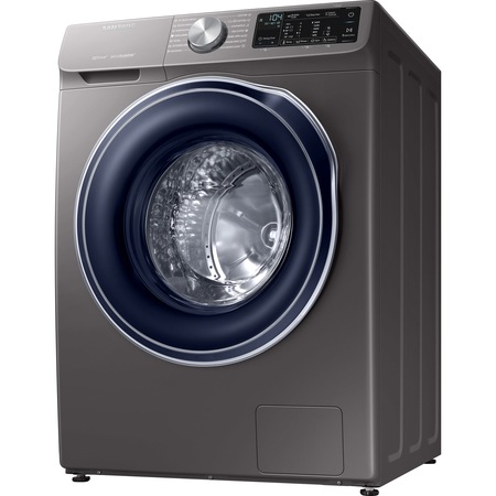 Masina de spalat rufe Samsung WW90M644OBX/LE, Quick Drive, Q-Drum, Q-rator, Eco Bubble, Smart Control, 9kg, 1400 rpm, 60 cm, Clasa A+++, Inox