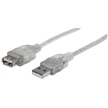 Cablu de conectare de mare viteza , Manhattan , USB 2.0 A tata/A mama , 1. 8m Cablu de conectare de mare viteza , Manhattan , USB 2.0 A tata/A mama , 1. 8m