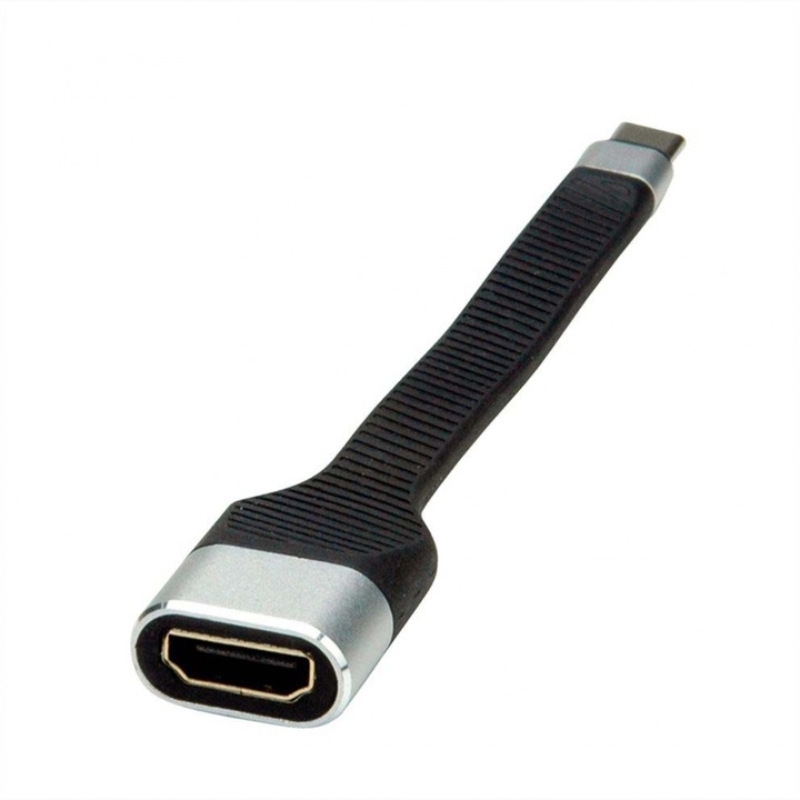 Адаптер USB тип C към HDMI 4K TM черен 0.13m, Roline 12.03.3212