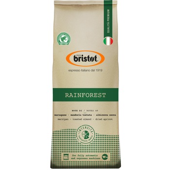 Cafea boabe Bristot Premium Selection Rainforest 500 gr.