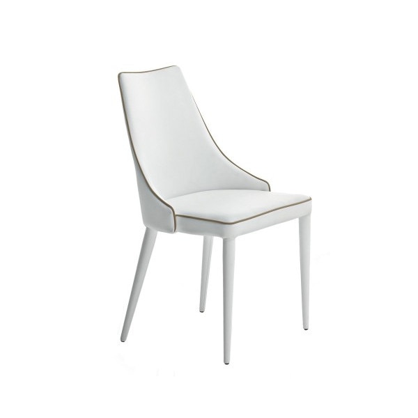 Scaun Living, Clara, Bontempi, 52*60*91 cm, alb