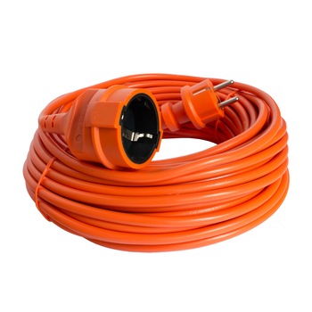 Cordon prelungitor Strohm SM-PR-20, fisa-priza, cablu H05VV-F 3x1.5mmp, 20m, Portocaliu Cordon prelungitor Strohm SM-PR-20, fisa-priza, cablu H05VV-F 3x1.5mmp, 20m, Portocaliu