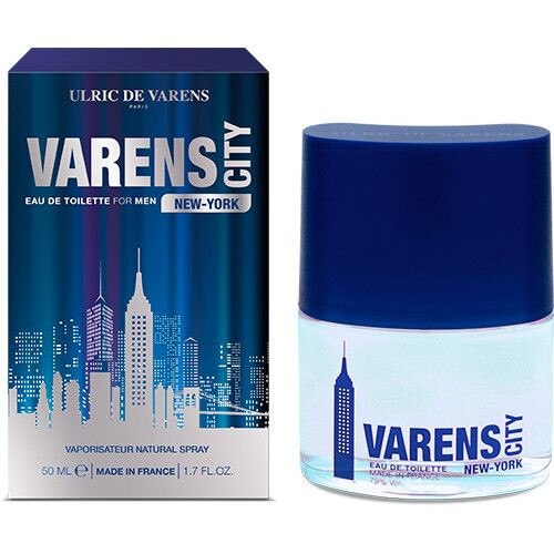 Apa de toaleta Ulric de Varens City New York, barbati, 50 ml