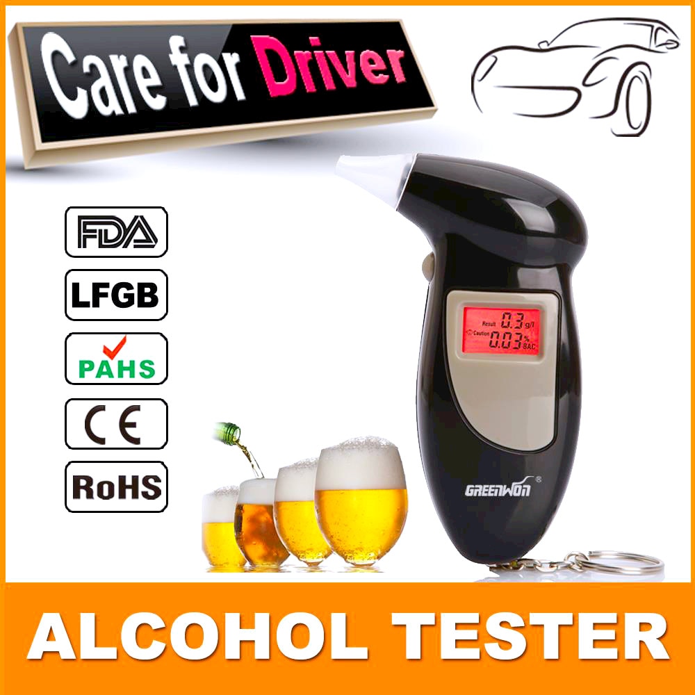 ZJCHAO Testeur d'alcool avec écran LCD Détecteur d'alcool USB