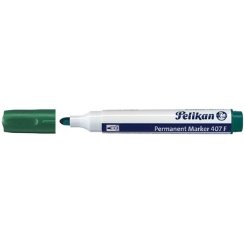 Marker permanent 407 cu varf rotund Pelikan Verde Marker permanent 407 cu varf rotund Pelikan Verde