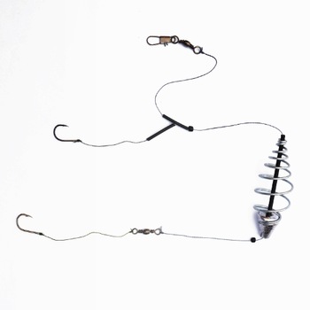 Montura arc cu teu si fir textil textil 2 ace nr 6 Montura arc cu teu si fir textil textil 2 ace nr 6