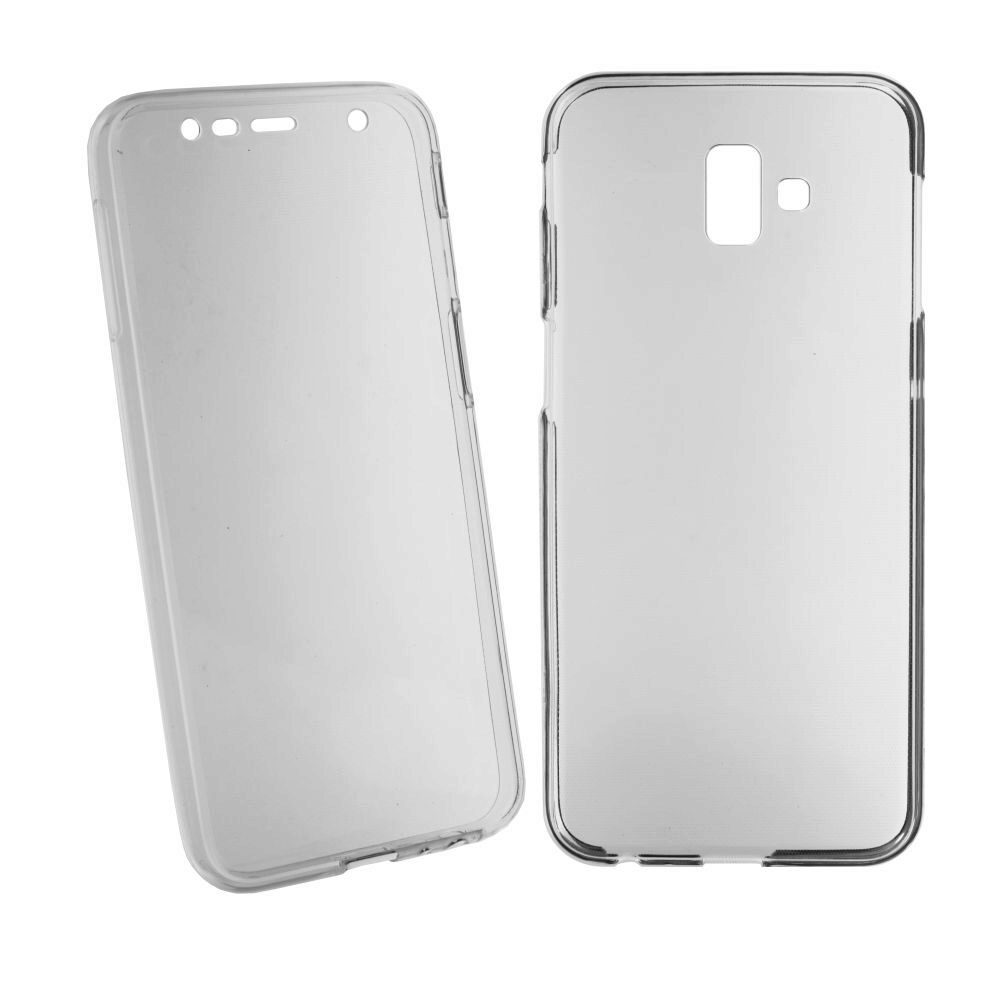 Husa Silicon 360° (Fata&Spate) pentru Samsung Galaxy J6+ Plus (2018), Transparent