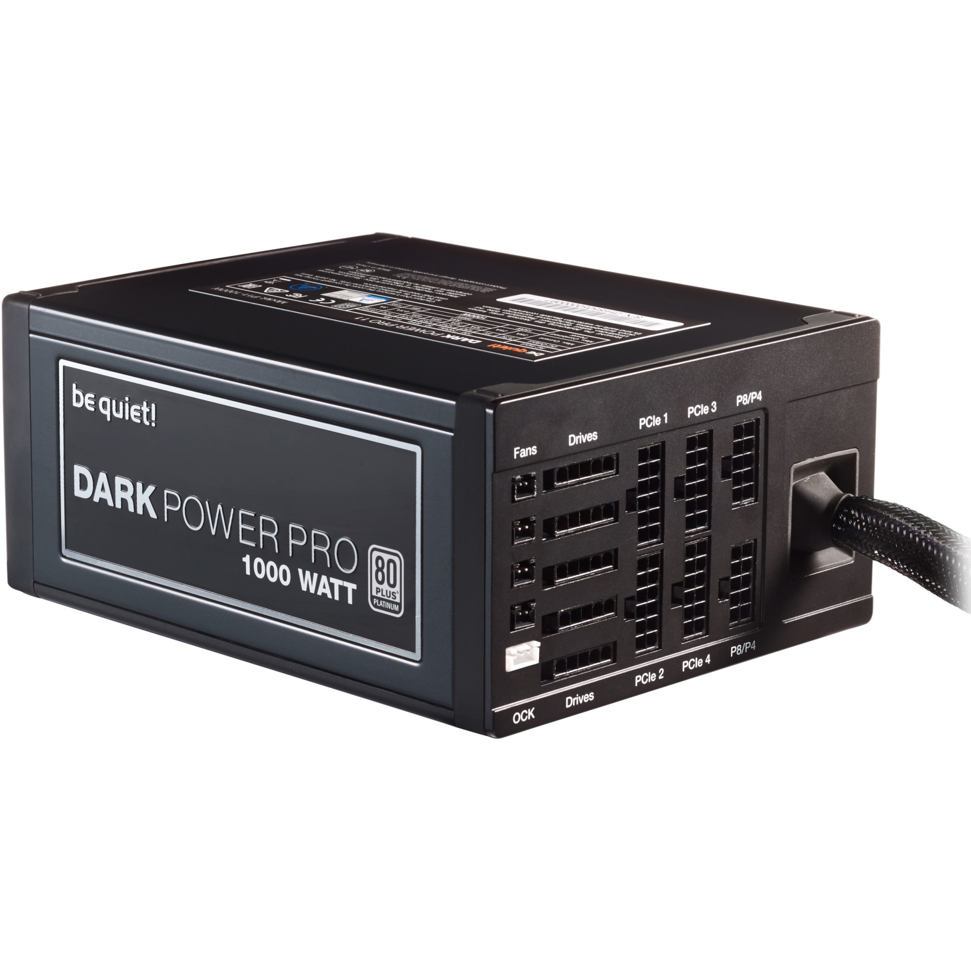電源ユニット DARK POWER PRO 11 P11-1000W 80 PLUS Sursa be quiet! Dark Power Pro 11 Platinum, 80 PLUS® Platinum