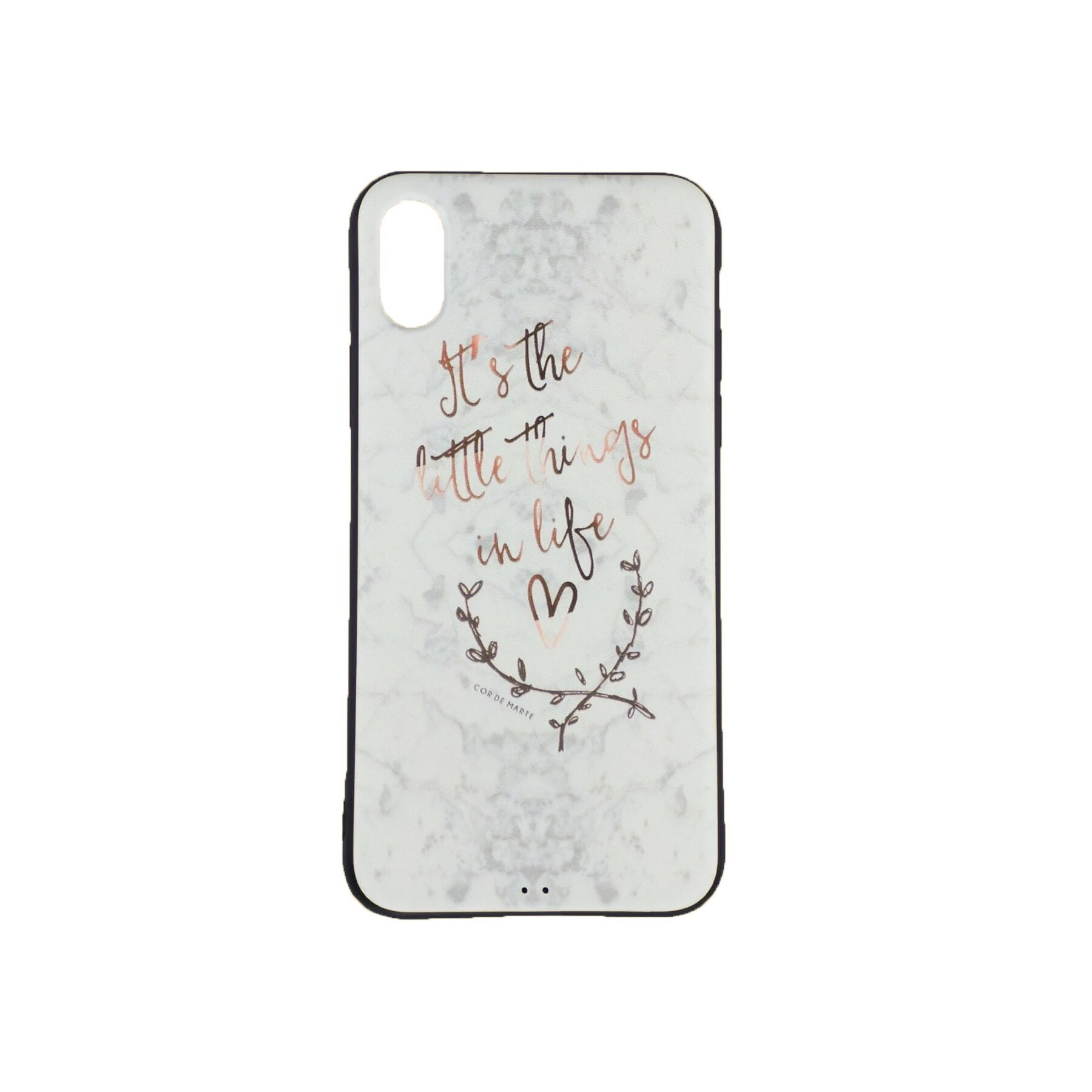 Husa de protectie din silicon IPhone 9 design imprimat It's the LittleThings in Life
