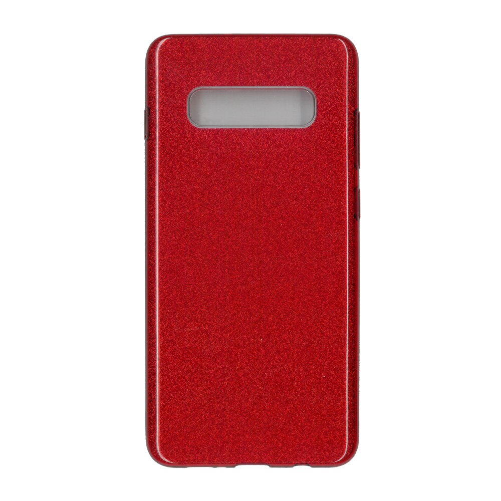 Husa de protectie spate EuroCELL Shiny pentru Samsung Galaxy S10 Plus, rosu