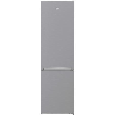 Combina frigorifica Beko RCNA406I30XB, 362L, Touch control, No Frost, Clasa A++, H 203 cm, Argintiu