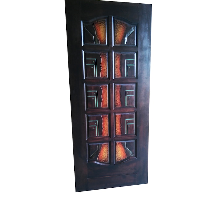 Дизайнерска врата Антимов, Масив 125-3, 89 x 199 cm, Дясно отваряне
