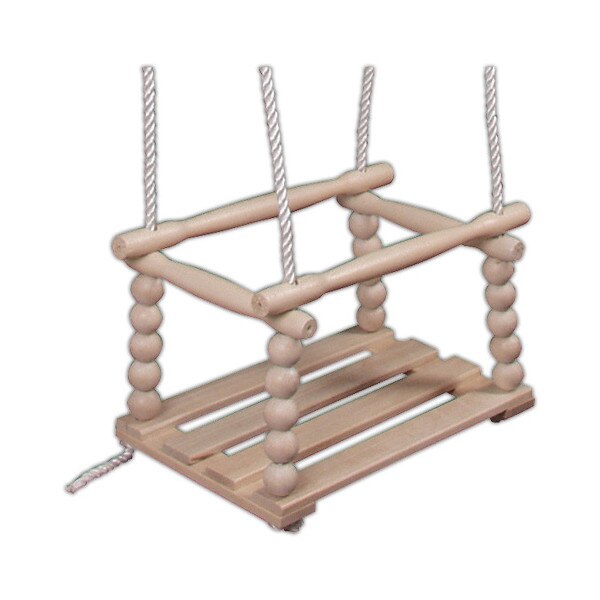 Leagan lemn natur pentru copii-Dohany