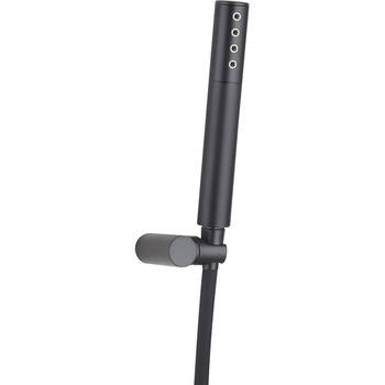 Para dus cu furtun si suport para, Laveo Pretto NLP70AD, negru mat Para dus cu furtun si suport para, Laveo Pretto NLP70AD, negru mat