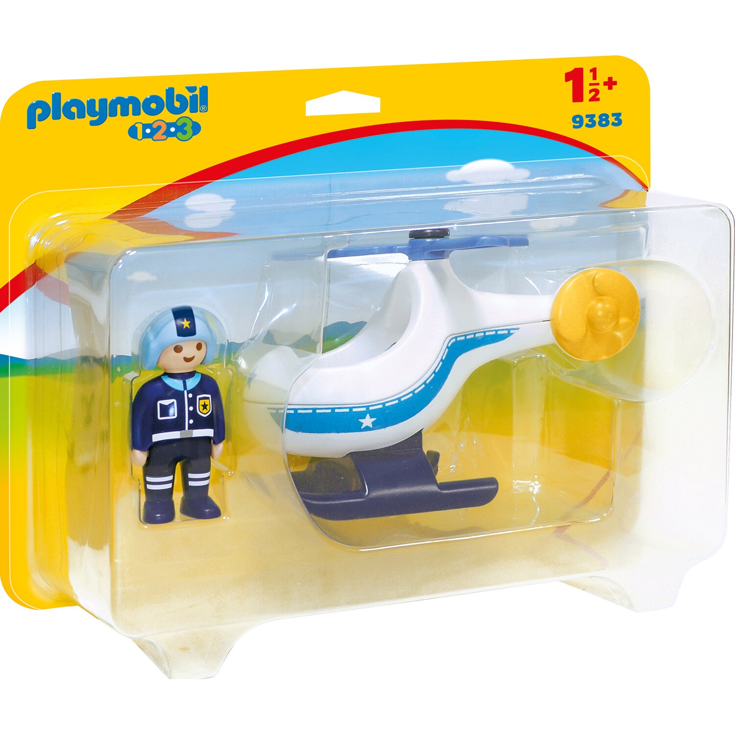 Playmobil 1.2.3 - Elicopter de politie