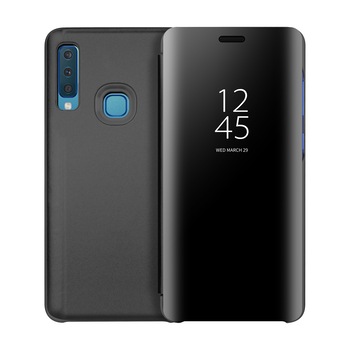 Husa Flip Mirror - Samsung Galaxy A7 2018 - Negru Husa Flip Mirror - Samsung Galaxy A7 2018 - Negru