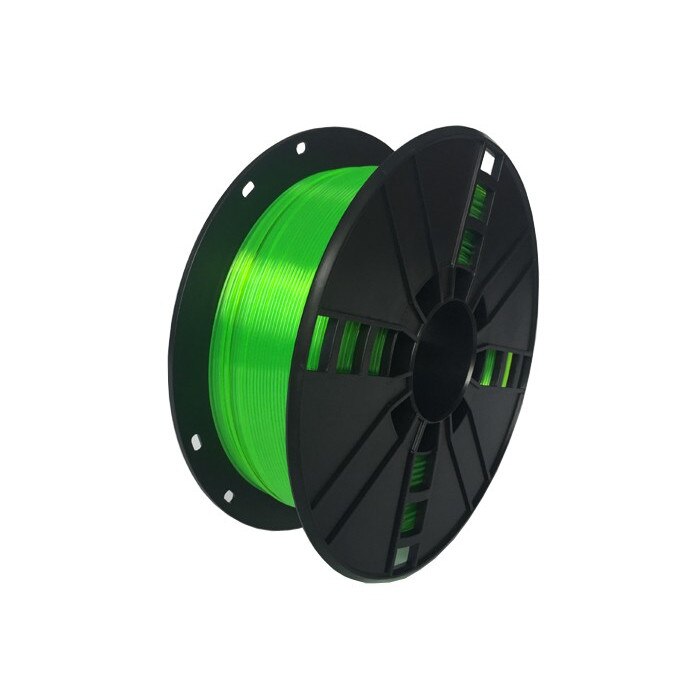 Fir de polietilena pentru imprimare 3D , Gembird , PLA plus , 1.75mm , 1kg , verde