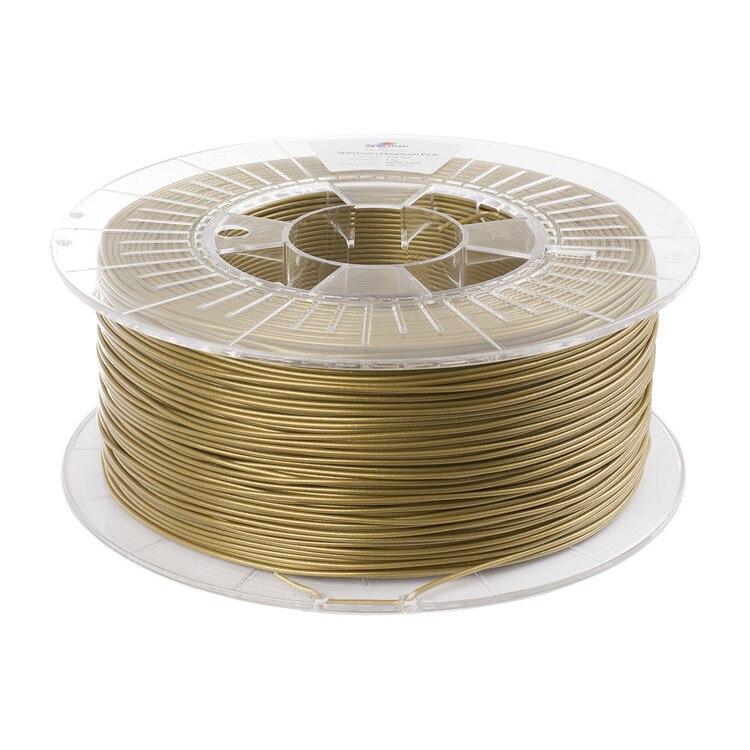Fir de polietilena pentru imprimare 3D , Spectrum , PLA , 1.75 mm , 1 kg , galben aztec