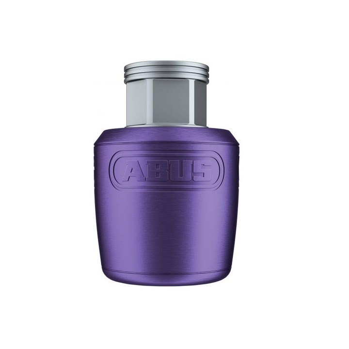 Piulita de blocare a rotii de bicicleta ABUS NutFix M10, violet