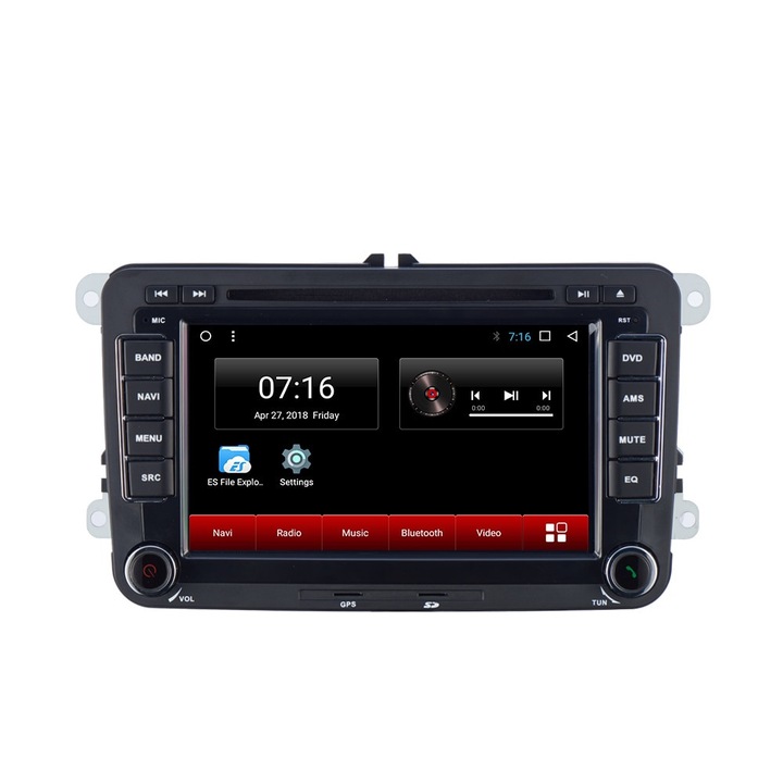 Навигация, Android 8.1, Octa-Core, DVD, CD плеър, VW GOLF 5 6, Passat B6 B7 CC, Tiguan, Jetta, EOS, Polo Sharan, Waze, Интернет, 3G, 4G, Octa Core, IPS екран