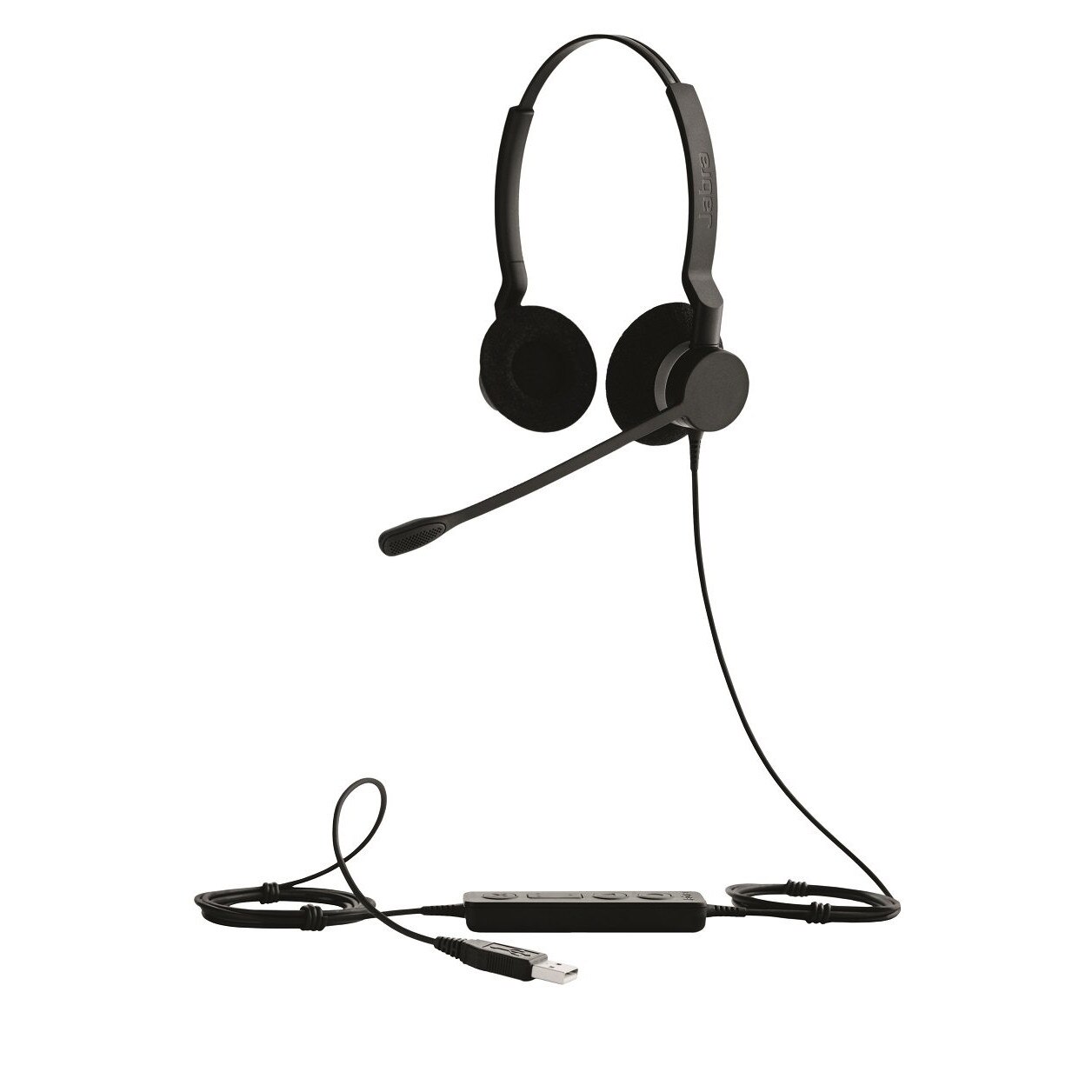 Casca Call center Jabra BIZ 2300 Duo, USB, UC, 2399-829-109