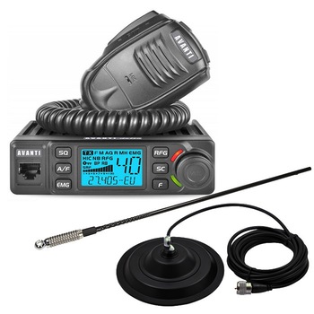 Statie Radio CB Avanti Delta cu antena Siro T3 + baza magnetica DV Statie Radio CB Avanti Delta cu antena Siro T3 + baza magnetica DV