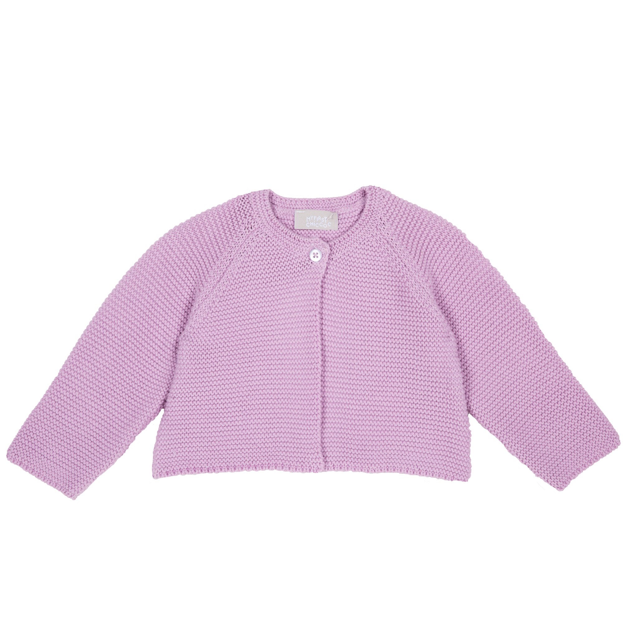 Cardigan copii Chicco, tricotat, lila, 96787, Roz, 56 CM