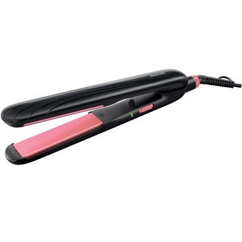 Placa de indreptat parul Philips Essential Care HP8323/00, Placi ceramice, Incalzire 60 secunde, Placi 100mm, 210 grade, Negru Placa de indreptat parul Philips Essential Care HP8323/00, Placi ceramice, Incalzire 60 secunde, Placi 100mm, 210 grade, Negru
