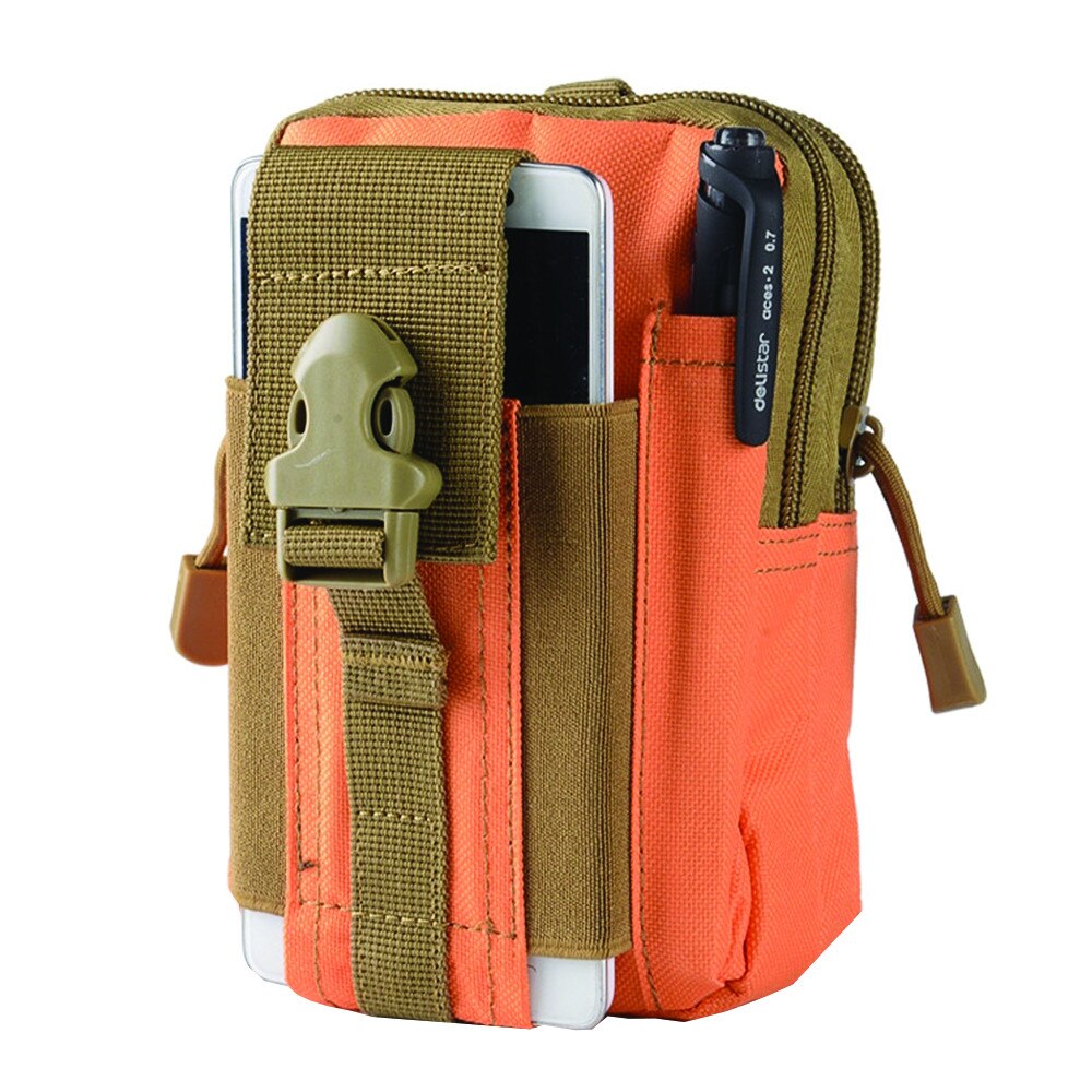 Borseta Molle pouch impermeabila - 17 x 12 cm cu prindere pe curea pentru Arsoft, Vanatoare - Portocaliu