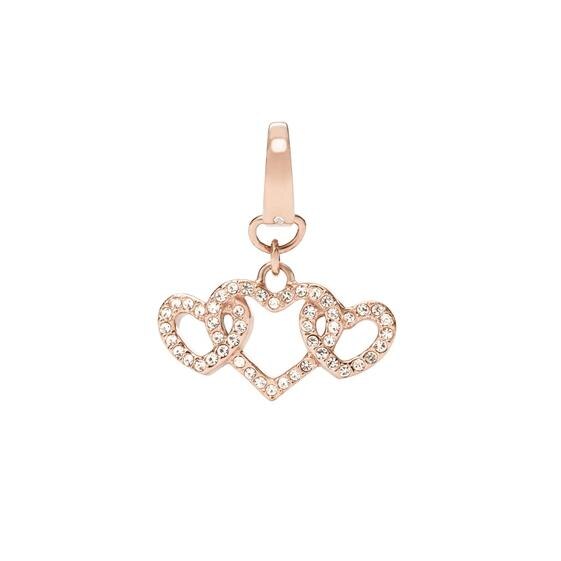Pandantiv Fossil Charms JF01452791, Rose gold