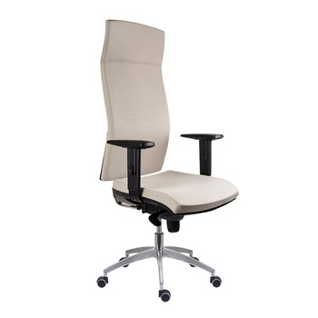 Scaun ergonomic rotativ 2310 Syn Antares, cu brate, textil FBSB422, crem Scaun ergonomic rotativ 2310 Syn Antares, cu brate, textil FBSB422, crem