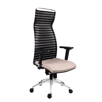 Scaun ergonomic rotativ 1970 Syn Antares, cu brate, textil FBSB422, crem Scaun ergonomic rotativ 1970 Syn Antares, cu brate, textil FBSB422, crem