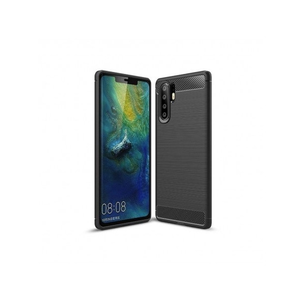 Husa Carbon Design Forcell pentru Huawei P30 ,Negru