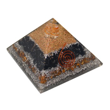 Piramida Orgonica, SERENITY ORGONE, protectie wi-fi, radiatii electromagnetice, cristale cuart, turmalina neagra, ochi de tigru, 8 cm Piramida Orgonica, SERENITY ORGONE, protectie wi-fi, radiatii electromagnetice, cristale cuart, turmalina neagra, ochi de tigru, 8 cm