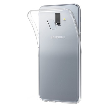 SET 1x Husa silicon Samsung Galaxy J6 Plus , Transparenta + 1x Folie sticla securizata Samsung Galaxy J6 Plus, Antisoc, TPU, Viceversa SET 1x Husa silicon Samsung Galaxy J6 Plus , Transparenta + 1x Folie sticla securizata Samsung Galaxy J6 Plus, Antisoc, TPU, Viceversa