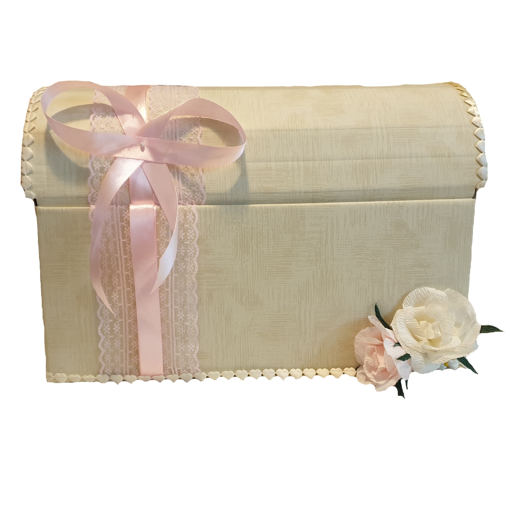 Trusou botez complet Handmade Minis Boutique, in cufar nude si roz