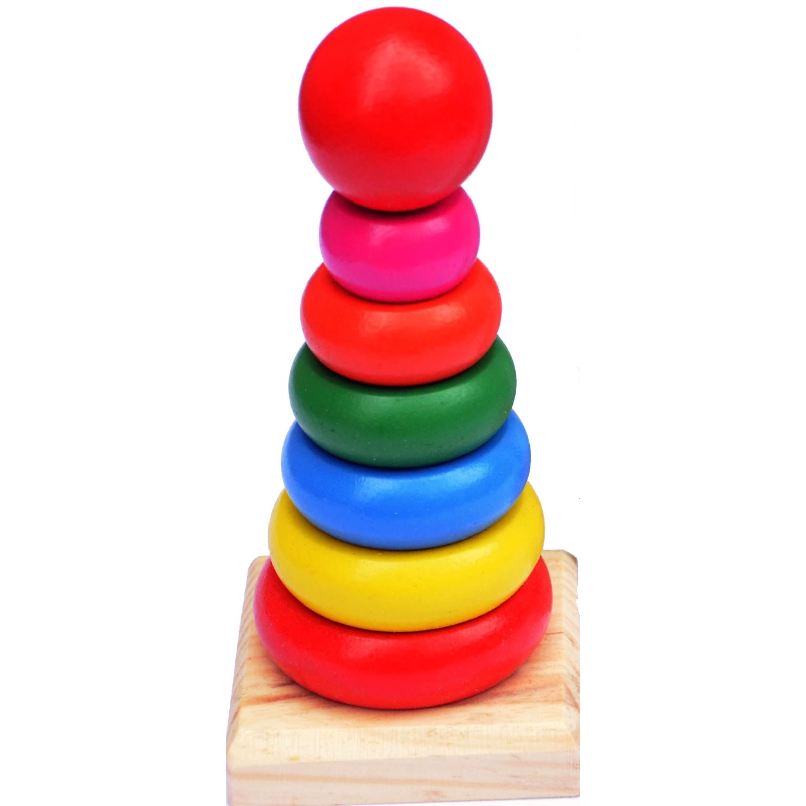 Turn curcubeu din lemn, Multicolor