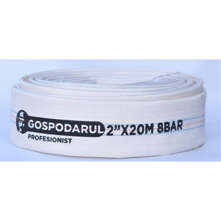 Furtun Apa tip Pompier 2 toli 20M, 8Bari, Gospodarul Profesionist