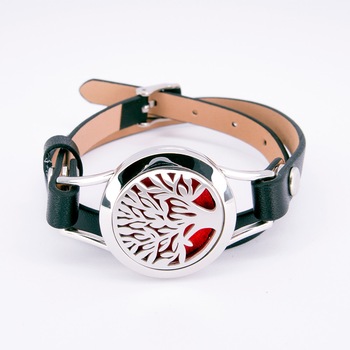 Bratara difuzor, Zenix, Tree of life, inox, curea dubla Bratara difuzor, Zenix, Tree of life, inox, curea dubla