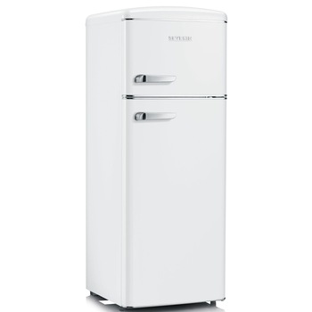 Frigider cu 2 usi Severin Retro RKG 8935, Clasa A++, 172 KWh/an, 210L, alb Frigider cu 2 usi Severin Retro RKG 8935, Clasa A++, 172 KWh/an, 210L, alb