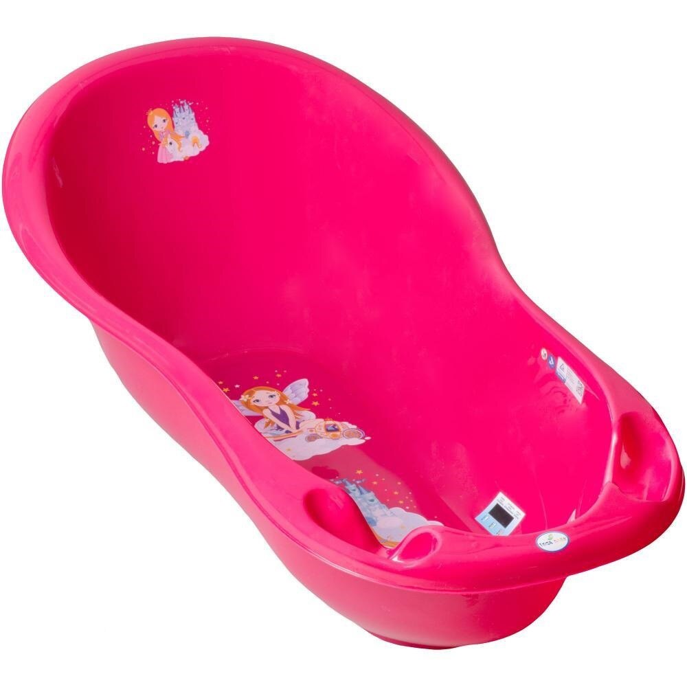 Cadita Piscot 102 Cm Little Princess Cu Senzor De Temperatura Tega Baby Roz