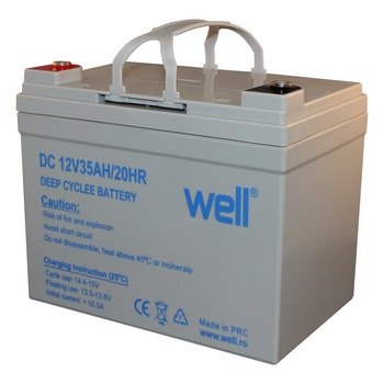 Acumulator plumb acid deep cycle 12V 35Ah Well Acumulator plumb acid deep cycle 12V 35Ah Well