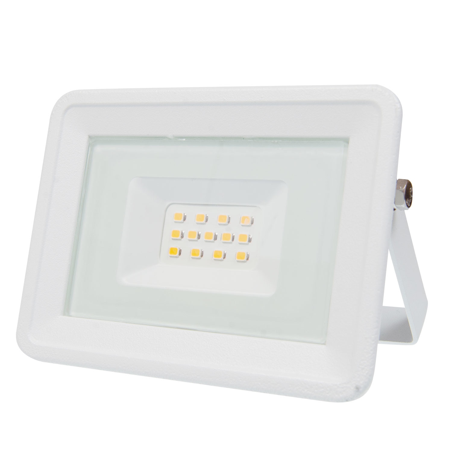 Proiector Led , 10 W Slim Mini , Alb , Lumina Calda , 3200K ,900lm