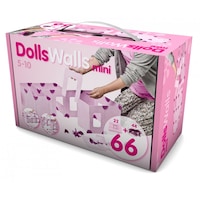 Casuta papusi DollsWalls Mini 66 pentru papusi de 5 - 20 cm