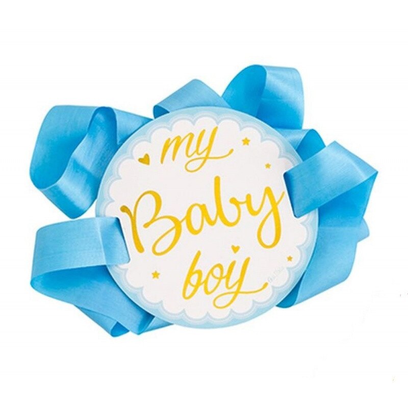Panglica baby shower My Baby Boy, Radar 41392, 1 buc,Albastru